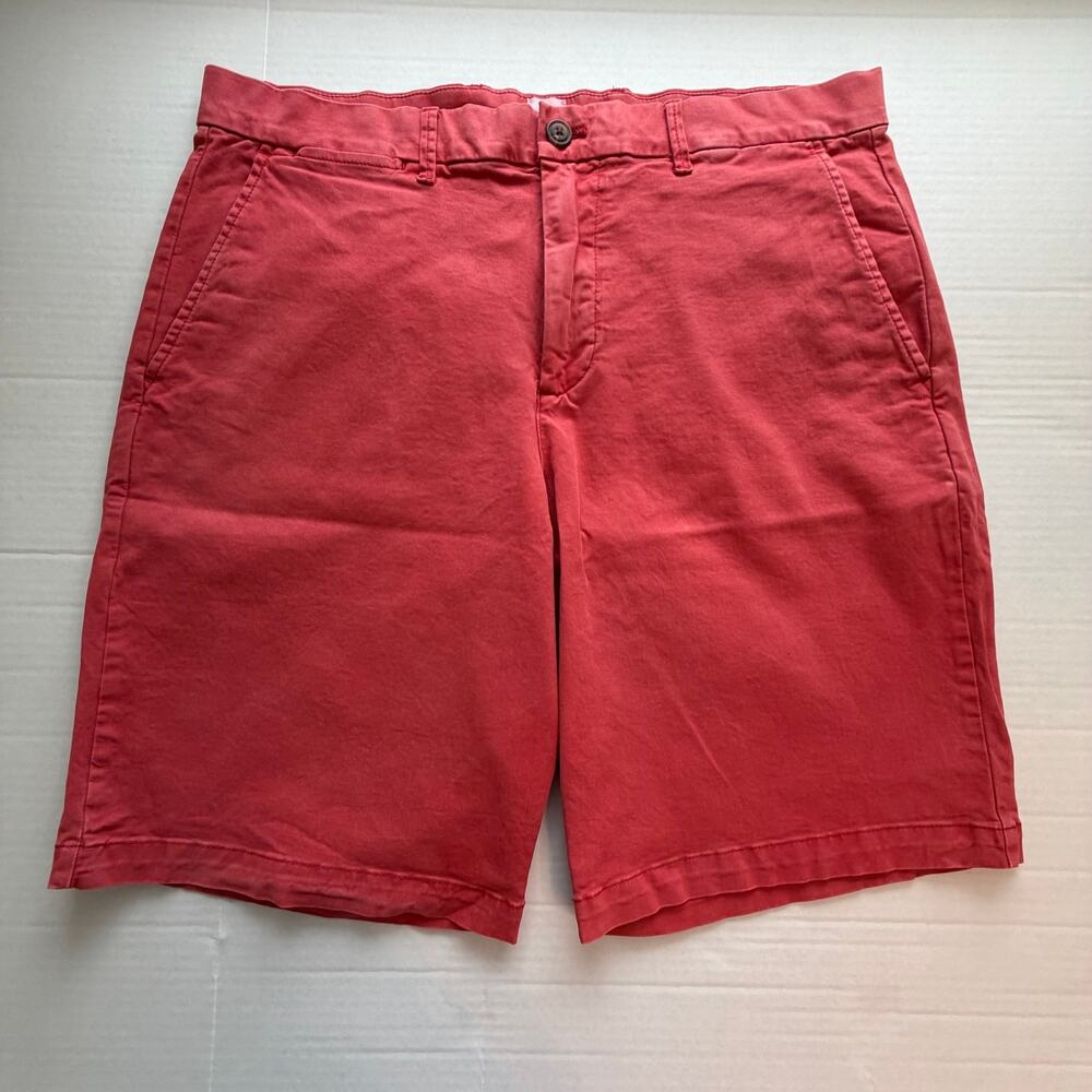 Gap Men's 10" Flat Front Chino Style Casual Cotton Stretch Shorts Size 34 Navy